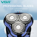VGR V-305 wasserdichte wiederaufladbare elektrische Rasierer für Männer